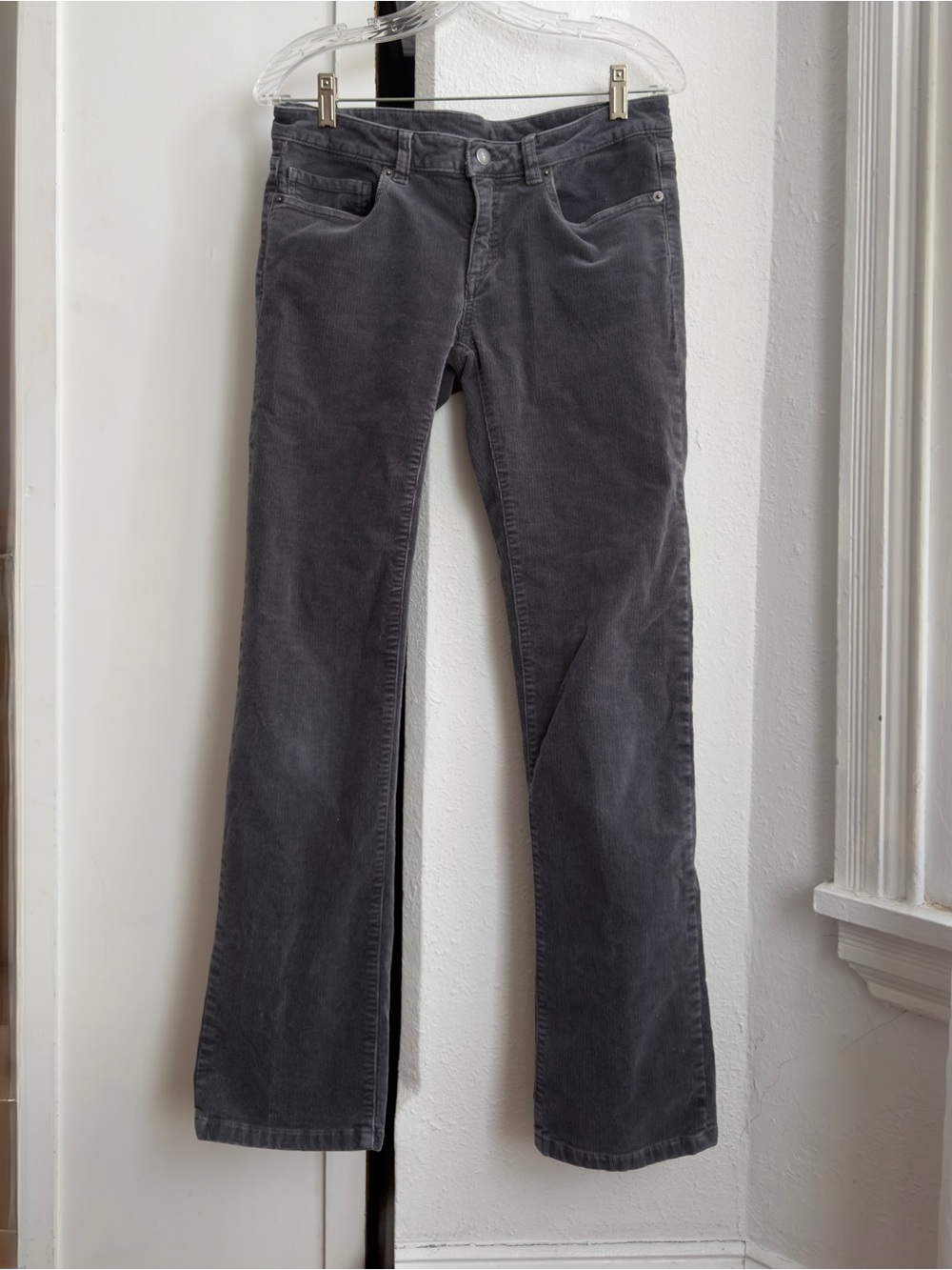 2010s Patagonia gray organic cotton corduroy pants lowrise Fall 2016 style 55060